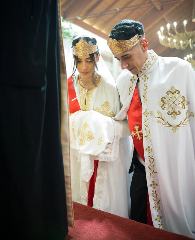 Maria e Mina a Giardini La Pergola – la cerimonia in chiesa, foto 8