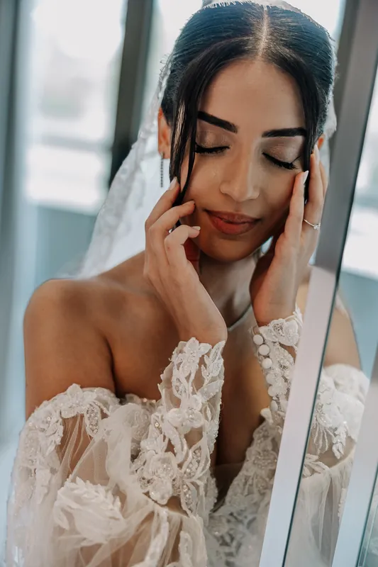 Maria e Mina a Giardini La Pergola – preparativi della sposa, foto 13