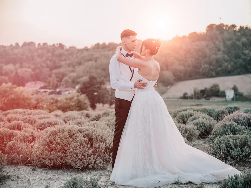 Maria e Mina a Giardini La Pergola – tramonto tra lavanda e villa, foto 2