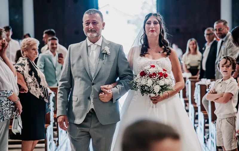 Alessia e Raffaele a Villa Giardino – la cerimonia in chiesa, foto 6