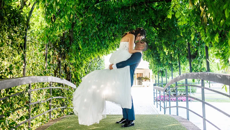 Alessia e Raffaele a Villa Giardino – ritratti al tramonto, foto 3