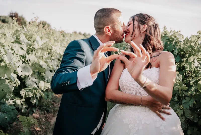 Alessia e Raffaele a Villa Giardino – ritratti al tramonto, foto 5