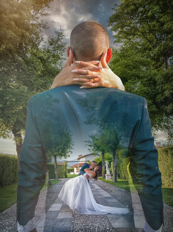 Alessia e Raffaele a Villa Giardino – ritratti al tramonto, foto 9