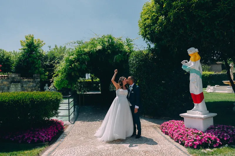 Alessia e Raffaele a Villa Giardino – l’arrivo a villa giardino, foto 5