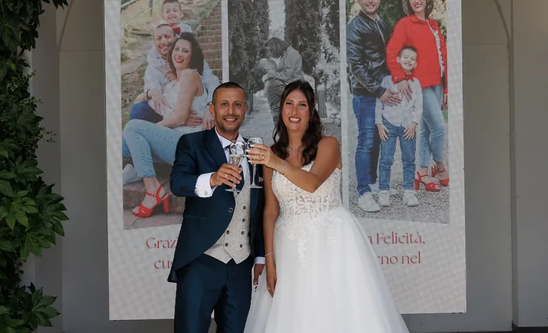 Alessia e Raffaele a Villa Giardino – l’arrivo a villa giardino, foto 7