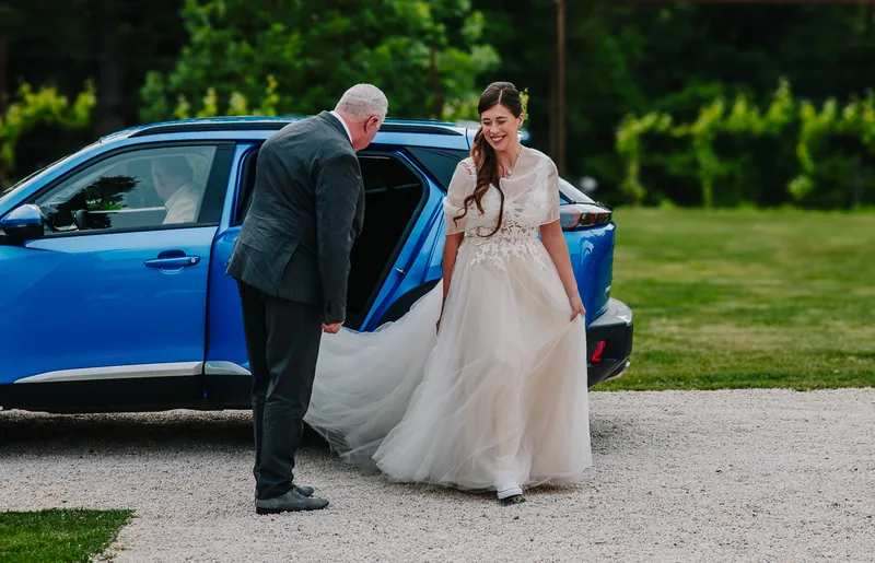 Elisa e Fabio a La Corte e il Sogno – l’arrivo di elisa, foto 2