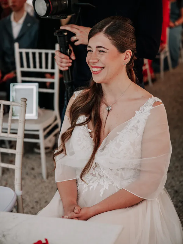 Elisa e Fabio a La Corte e il Sogno – il rito sotto la tensostruttura, foto 6
