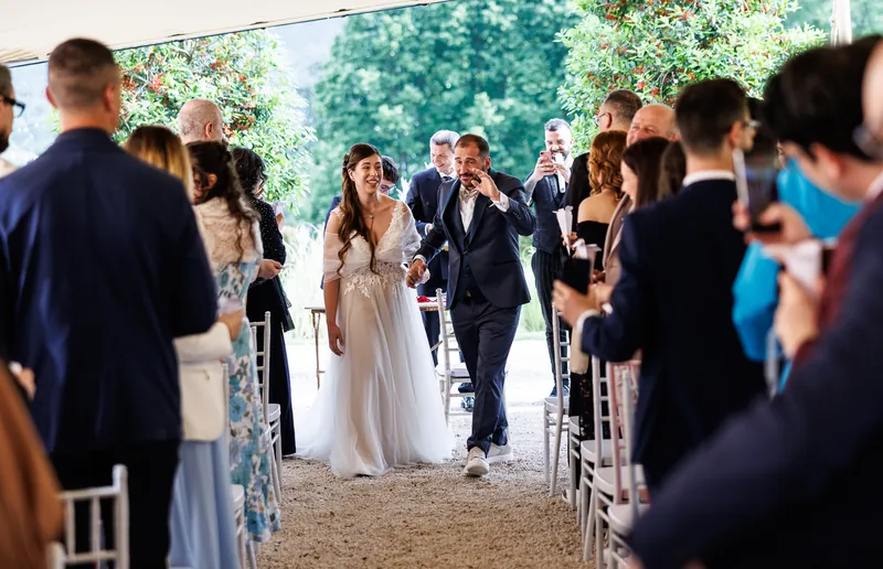 Elisa e Fabio a La Corte e il Sogno – il rito sotto la tensostruttura, foto 11