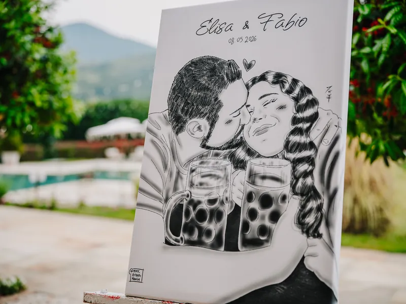 Elisa e Fabio a La Corte e il Sogno – la location e gli allestimenti, foto 8
