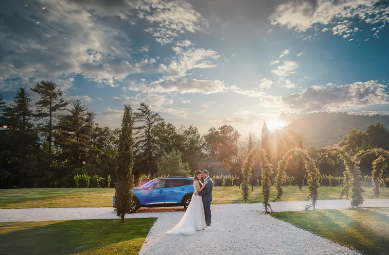 Elisa e Fabio a La Corte e il Sogno – ritratti al tramonto, foto 2