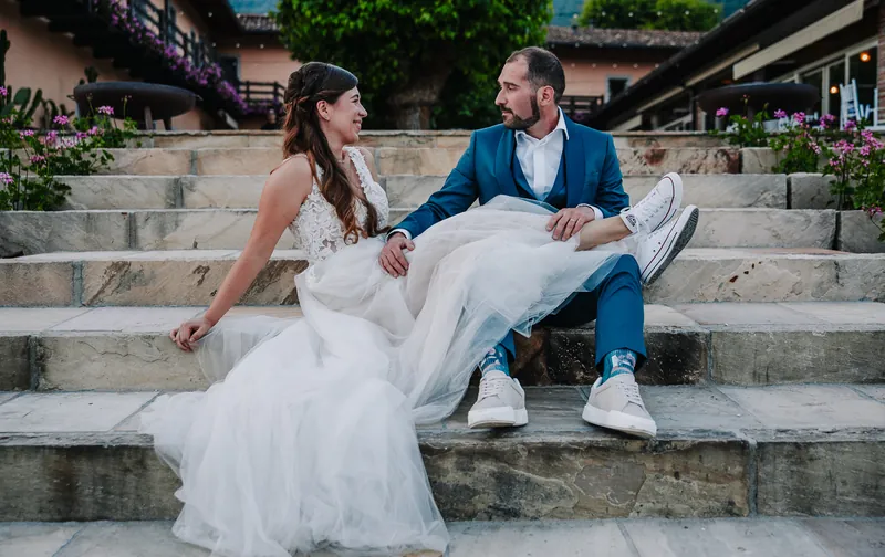 Elisa e Fabio a La Corte e il Sogno – ritratti al tramonto, foto 3