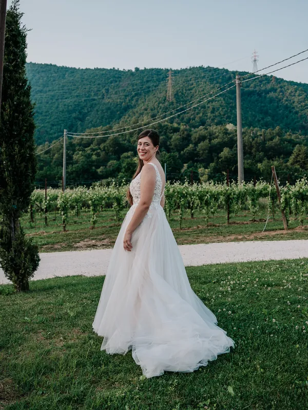 Elisa e Fabio a La Corte e il Sogno – ritratti al tramonto, foto 14