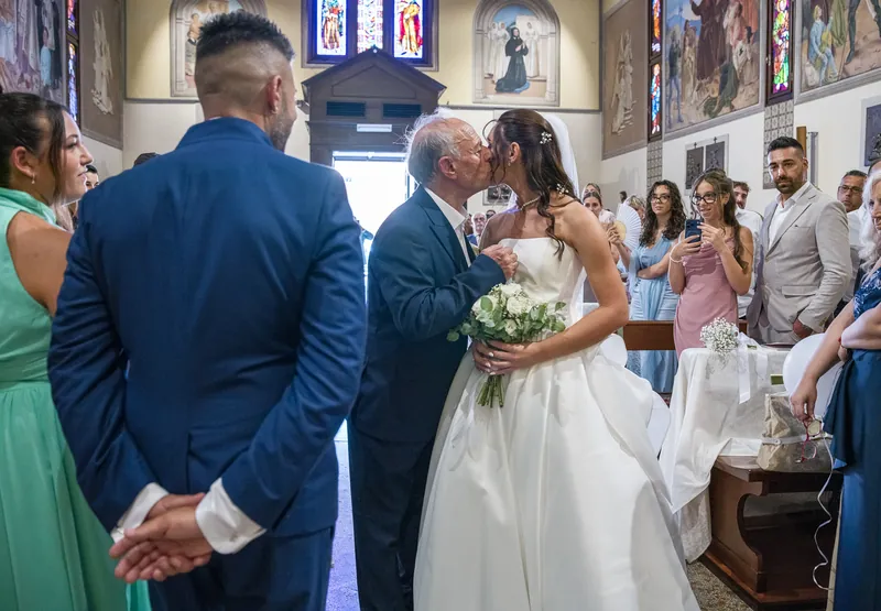 Axana e Mario a La Rocca di Rodengo – la cerimonia in chiesa, foto 6