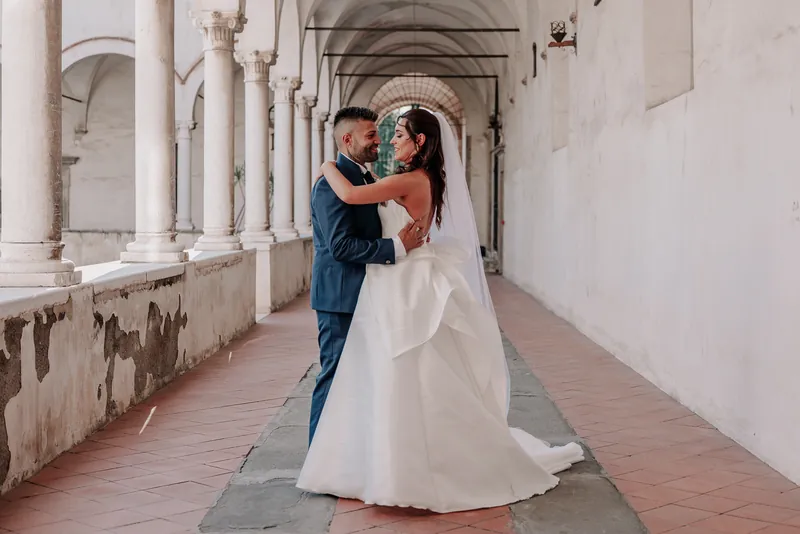 Axana e Mario a La Rocca di Rodengo – ritratti nel chiostro, foto 4