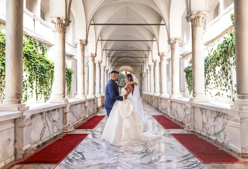 Axana e Mario a La Rocca di Rodengo – ritratti nel chiostro, foto 5