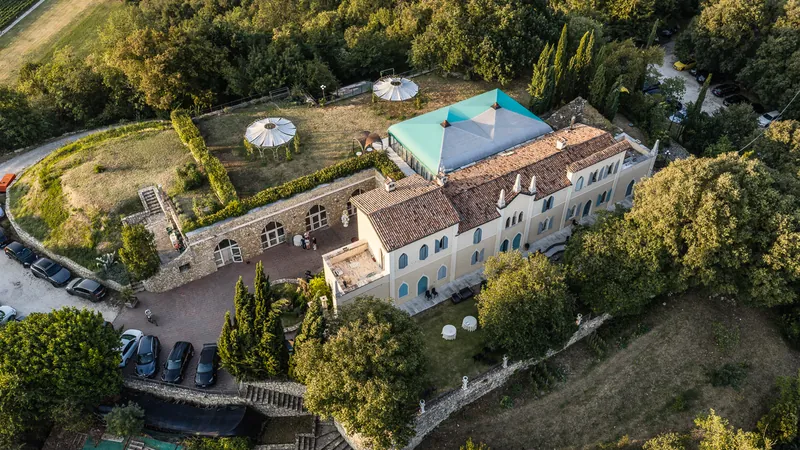 Axana e Mario a La Rocca di Rodengo – il tramonto sulle colline, foto 2