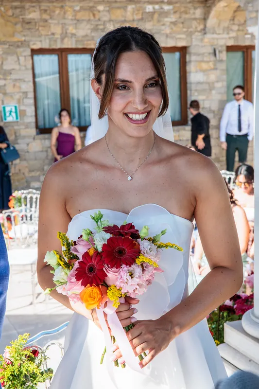 Veronica e Andrea a Le Cantorie – la cerimonia sotto il gazebo, foto 6