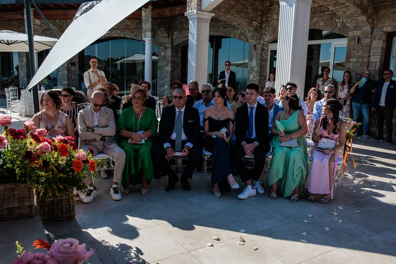 Veronica e Andrea a Le Cantorie – la cerimonia sotto il gazebo, foto 8