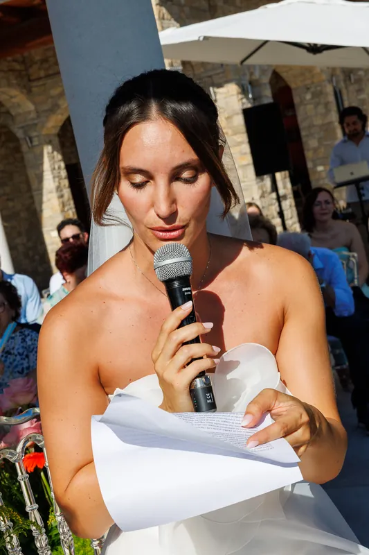 Veronica e Andrea a Le Cantorie – la cerimonia sotto il gazebo, foto 10
