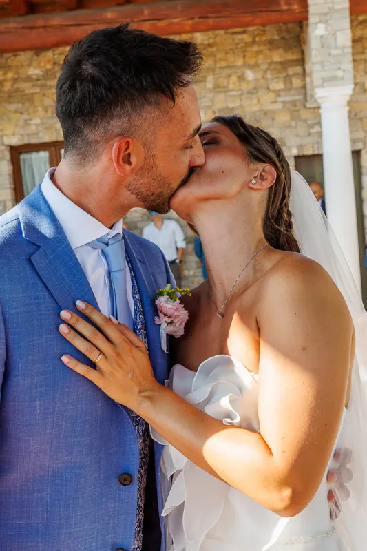 Veronica e Andrea a Le Cantorie – la cerimonia sotto il gazebo, foto 15