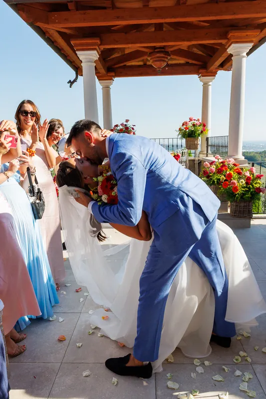 Veronica e Andrea a Le Cantorie – la cerimonia sotto il gazebo, foto 17
