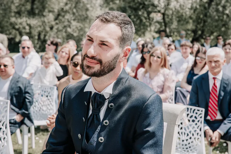 Alessandro ed Emanuela a Relais Franciacorta – la cerimonia nel parco, foto 12