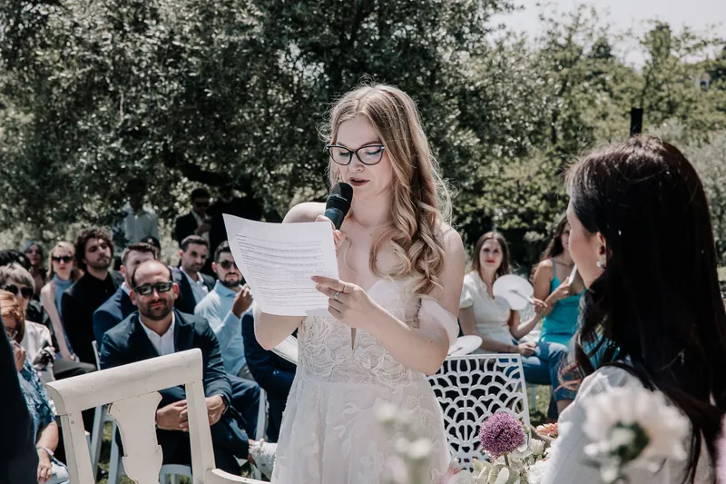Alessandro ed Emanuela a Relais Franciacorta – la cerimonia nel parco, foto 15