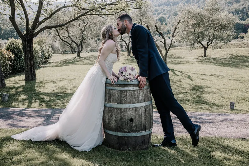 Alessandro ed Emanuela a Relais Franciacorta – ritratti nel parco, foto 11