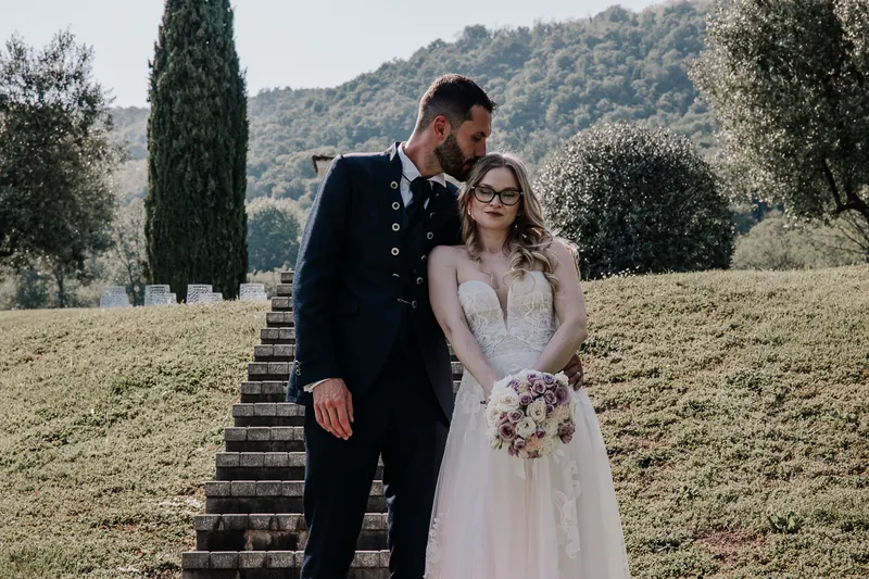 Alessandro ed Emanuela a Relais Franciacorta – ritratti nel parco, foto 12
