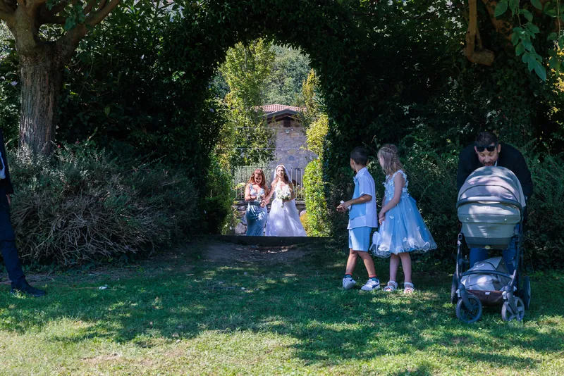 Jessica e Davide a Relais Franciacorta – la cerimonia nel parco, foto 4
