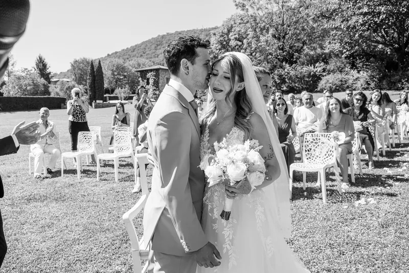 Jessica e Davide a Relais Franciacorta – la cerimonia nel parco, foto 6