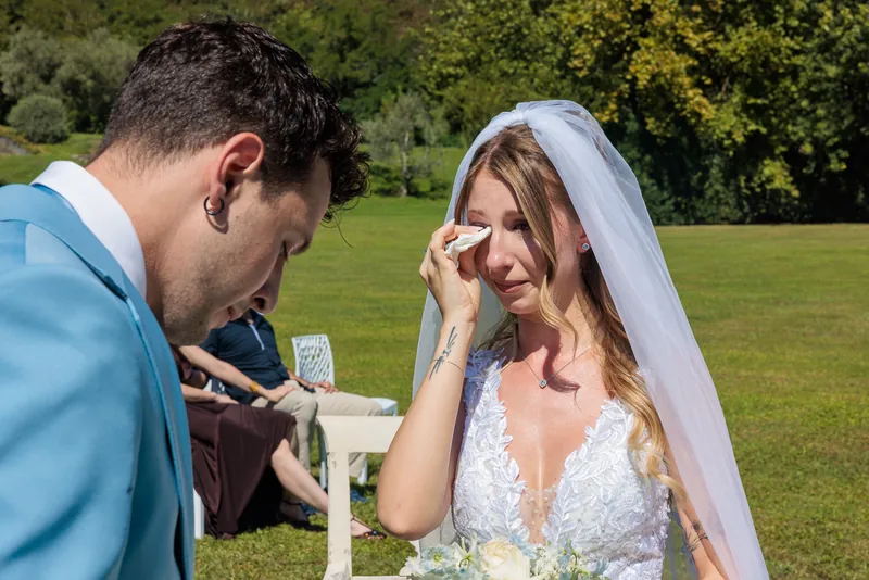 Jessica e Davide a Relais Franciacorta – la cerimonia nel parco, foto 13