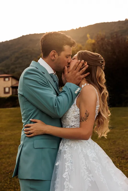 Jessica e Davide a Relais Franciacorta – ritratti al tramonto, foto 8