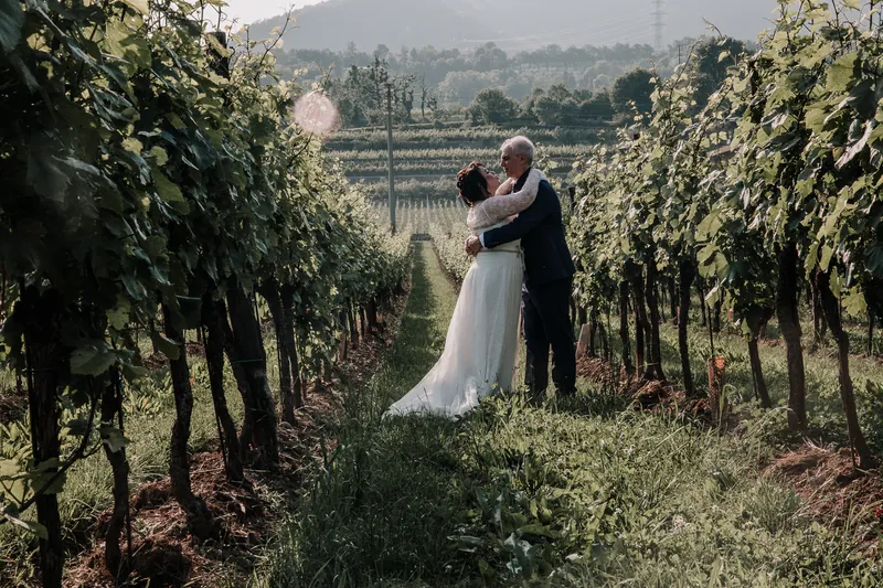 Ioana e Luca a Solive Franciacorta – tra i filari al tramonto, foto 3