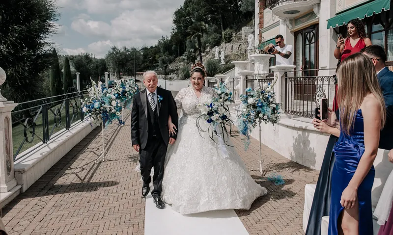 Giusy e Michael a Locanda Armonia – la cerimonia sotto il tempietto, foto 5