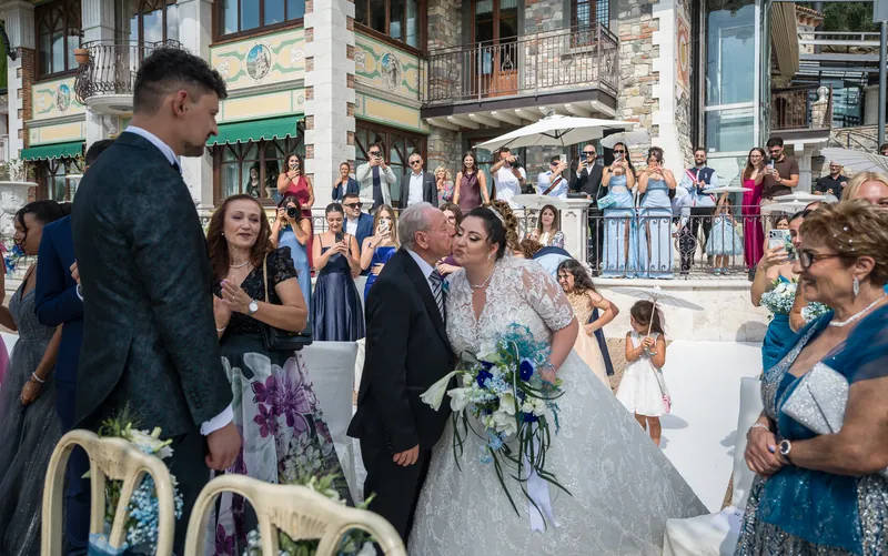Giusy e Michael a Locanda Armonia – la cerimonia sotto il tempietto, foto 7