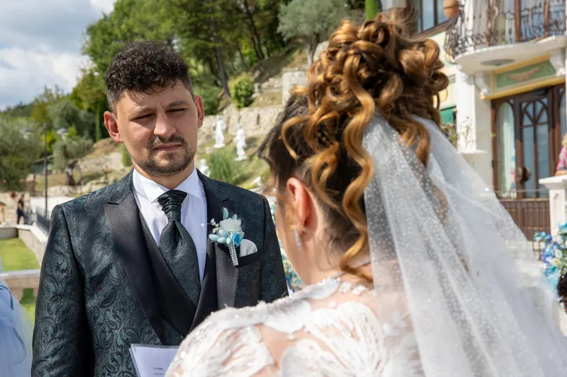 Giusy e Michael a Locanda Armonia – la cerimonia sotto il tempietto, foto 13