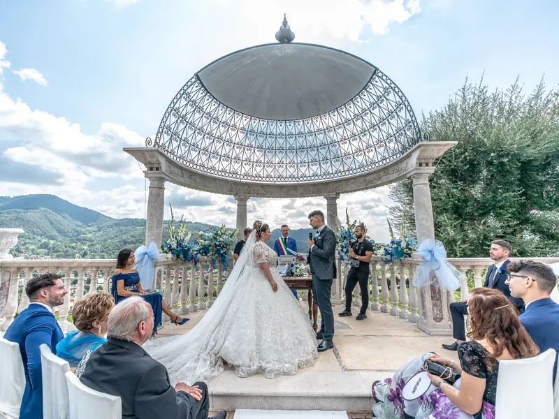 Giusy e Michael a Locanda Armonia – la cerimonia sotto il tempietto, foto 15