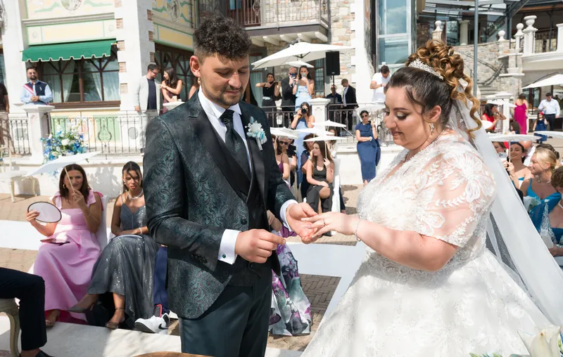 Giusy e Michael a Locanda Armonia – la cerimonia sotto il tempietto, foto 16