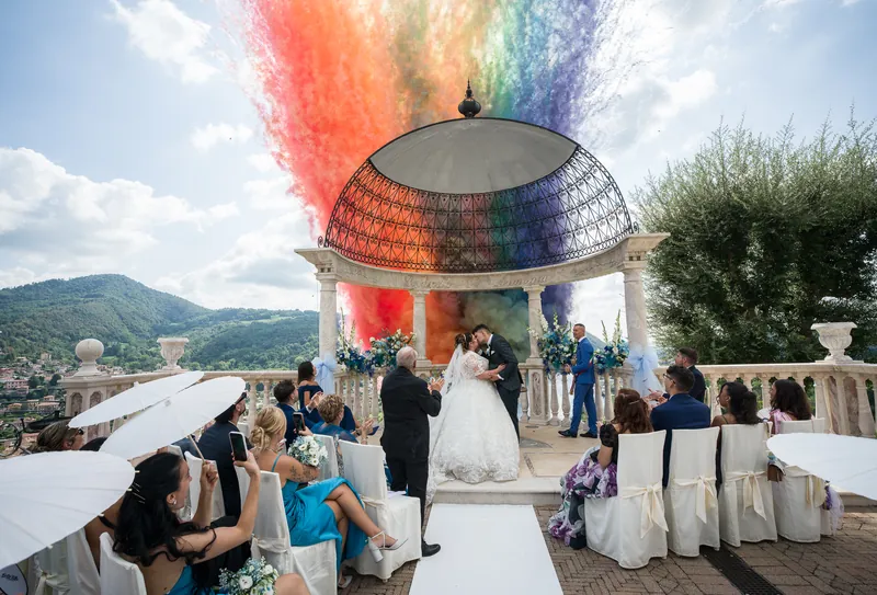 Giusy e Michael a Locanda Armonia – la cerimonia sotto il tempietto, foto 18