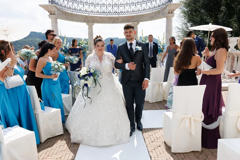 Giusy e Michael a Locanda Armonia – la cerimonia sotto il tempietto, foto 21