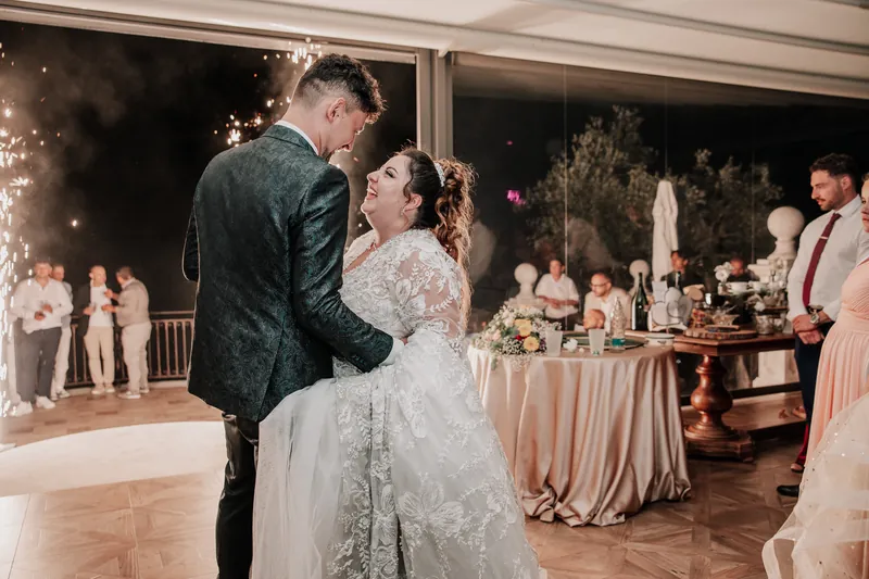 Giusy e Michael a Locanda Armonia – la sera: torta e primo ballo, foto 9