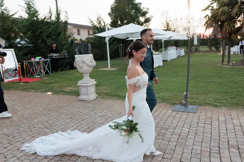Vanessa e Alex a Villa Adele – la cena in giardino, foto 1
