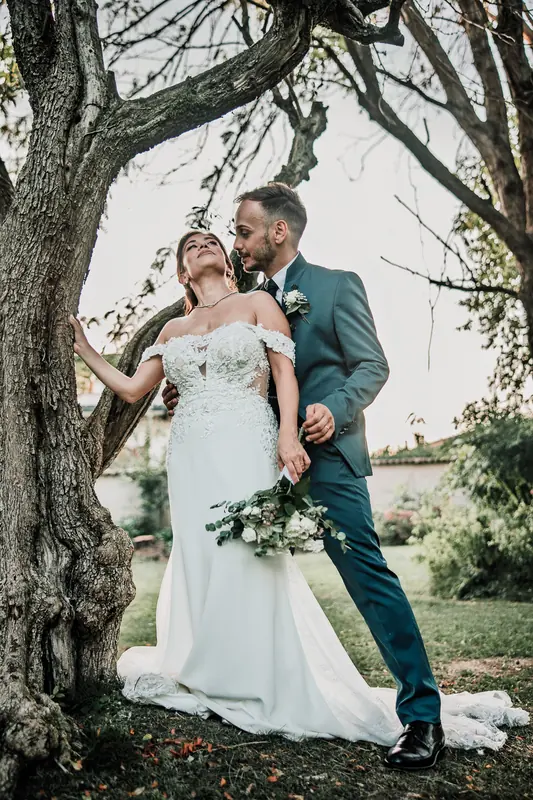 Vanessa e Alex a Villa Adele – i ritratti degli sposi, foto 2
