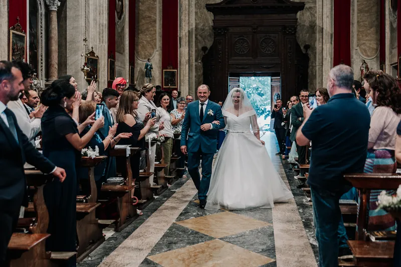 Jessica e Pasquale a Villa Baiana – la cerimonia in chiesa, foto 4