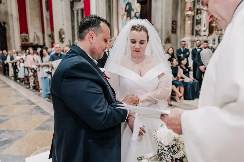 Jessica e Pasquale a Villa Baiana – la cerimonia in chiesa, foto 9