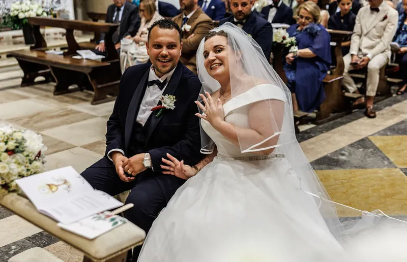 Jessica e Pasquale a Villa Baiana – la cerimonia in chiesa, foto 10