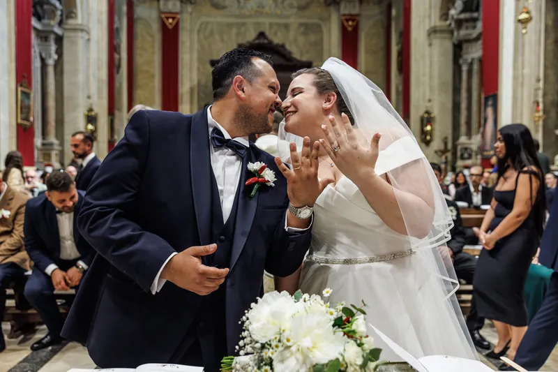 Jessica e Pasquale a Villa Baiana – la cerimonia in chiesa, foto 13