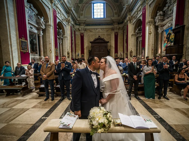 Jessica e Pasquale a Villa Baiana – la cerimonia in chiesa, foto 15