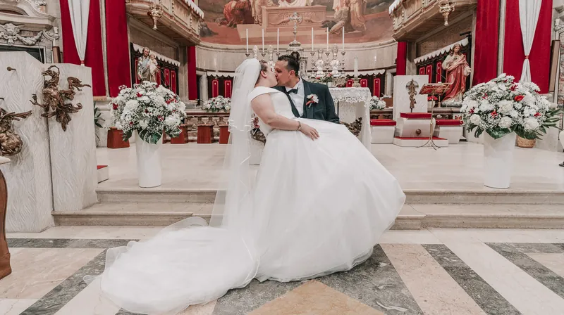 Jessica e Pasquale a Villa Baiana – la cerimonia in chiesa, foto 16